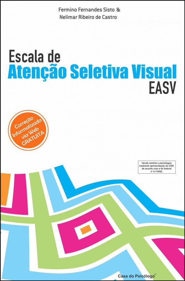 EASV - Escala de atenção seletiva visual - Bloco de Folhas de Resposta