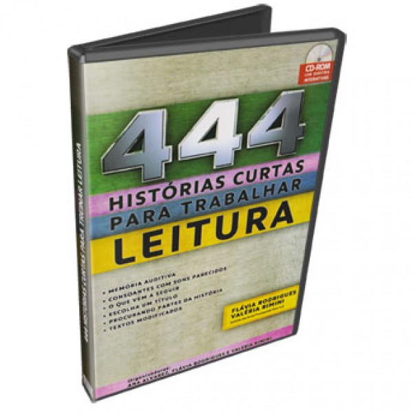 CD-ROM interativo: 444 Histórias curtas para trabalhar leitura