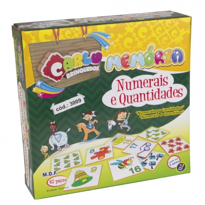 Memória Numerais e Quantidades
