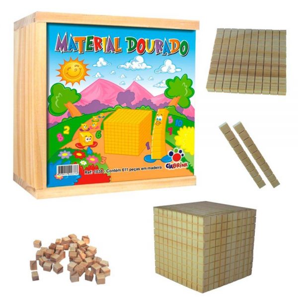 Material Dourado Grande 611 peças