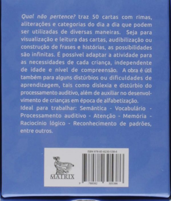 Qual não pertence?: Em cada carta, tem sempre alguma coisa fora do conjunto, qual será? - Image 2