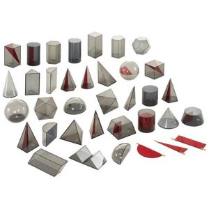 Sólidos Geométricos em Acrílico- 37 Peças