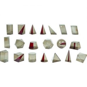 Sólidos Geométricos em Acrílico - 20 peças