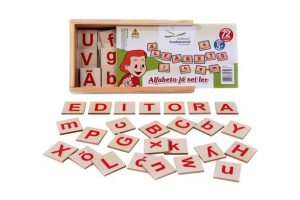 Alfabeto Alegre - Já Sei Ler c/ 72 pcs