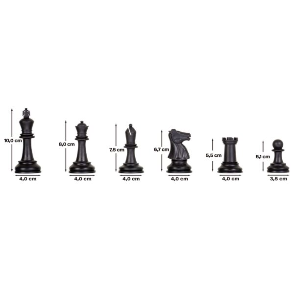 Jogo de Xadrez – Modelo Profissional sem Tabuleiro - Image 2