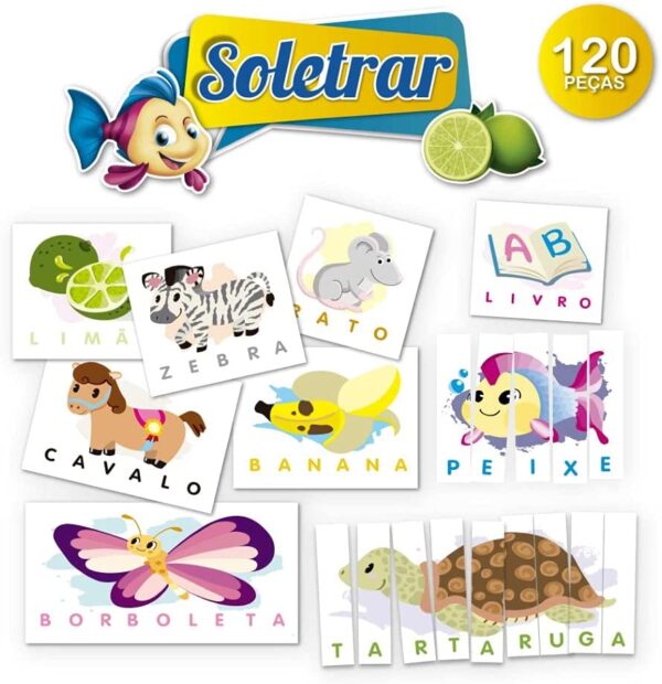 Brincar De Aprender Soletrar - 120 Pçs - Image 2