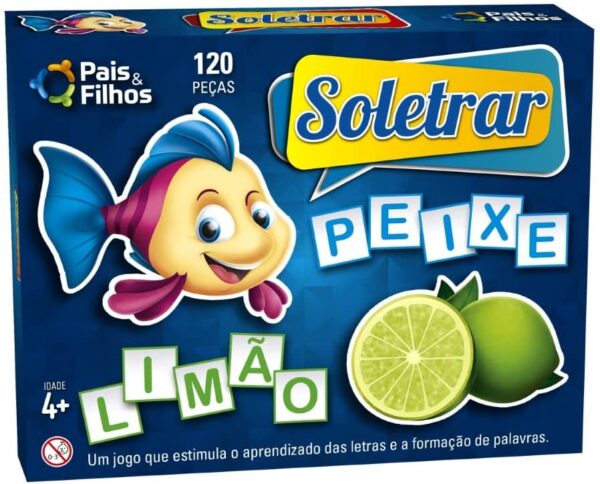 Brincar De Aprender Soletrar - 120 Pçs