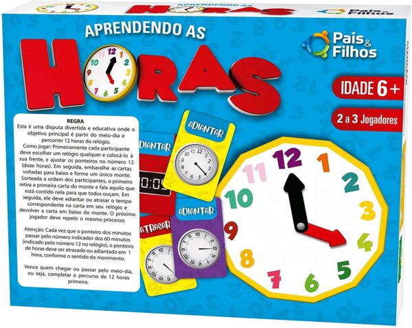 Brinquedo Pedagógico Aprendendo as Horas - Image 3