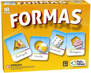 Brincar De Aprender Formas - 18 Pçs