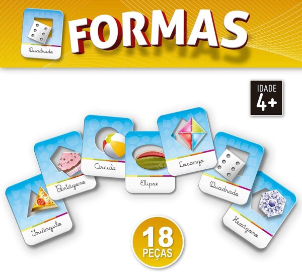 Brincar De Aprender Formas - 18 Pçs - Image 2