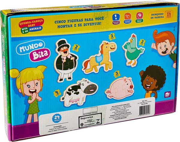 Quebra-Cabeça Baby - Bita e Os Animais - Image 3