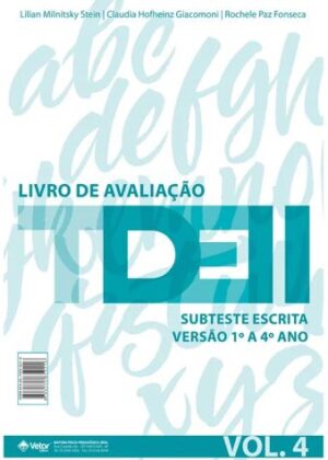 TDE II - Livro de Avaliação Sub. Escrita 1° ao 4° ano Vol 4