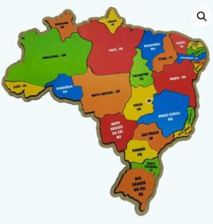 QUEBRA-CABEÇA MAPA REGIÕES