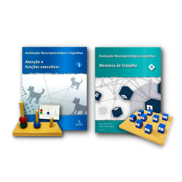 Avaliação Neuropsicológica Cognitiva Volumes 1 e 4 + Torre de Londres + Cubos Corsi