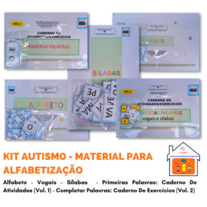 Kit Autismo - Material Para Alfabetização