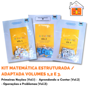 Kit Matemática Estruturada / Adaptada Volumes 1,2 e 3.
