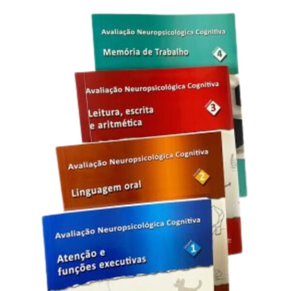 Kit  Avaliação Neuropsicológica Cognitiva (4 VLS) + Cubos Corsi + Torre de Londres + Teste Token + Licenças dos Cadernos - Image 2